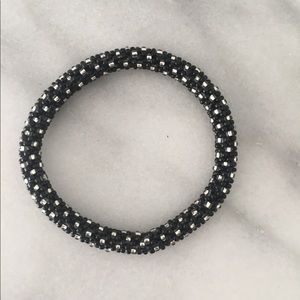 Beaded roll bracelet